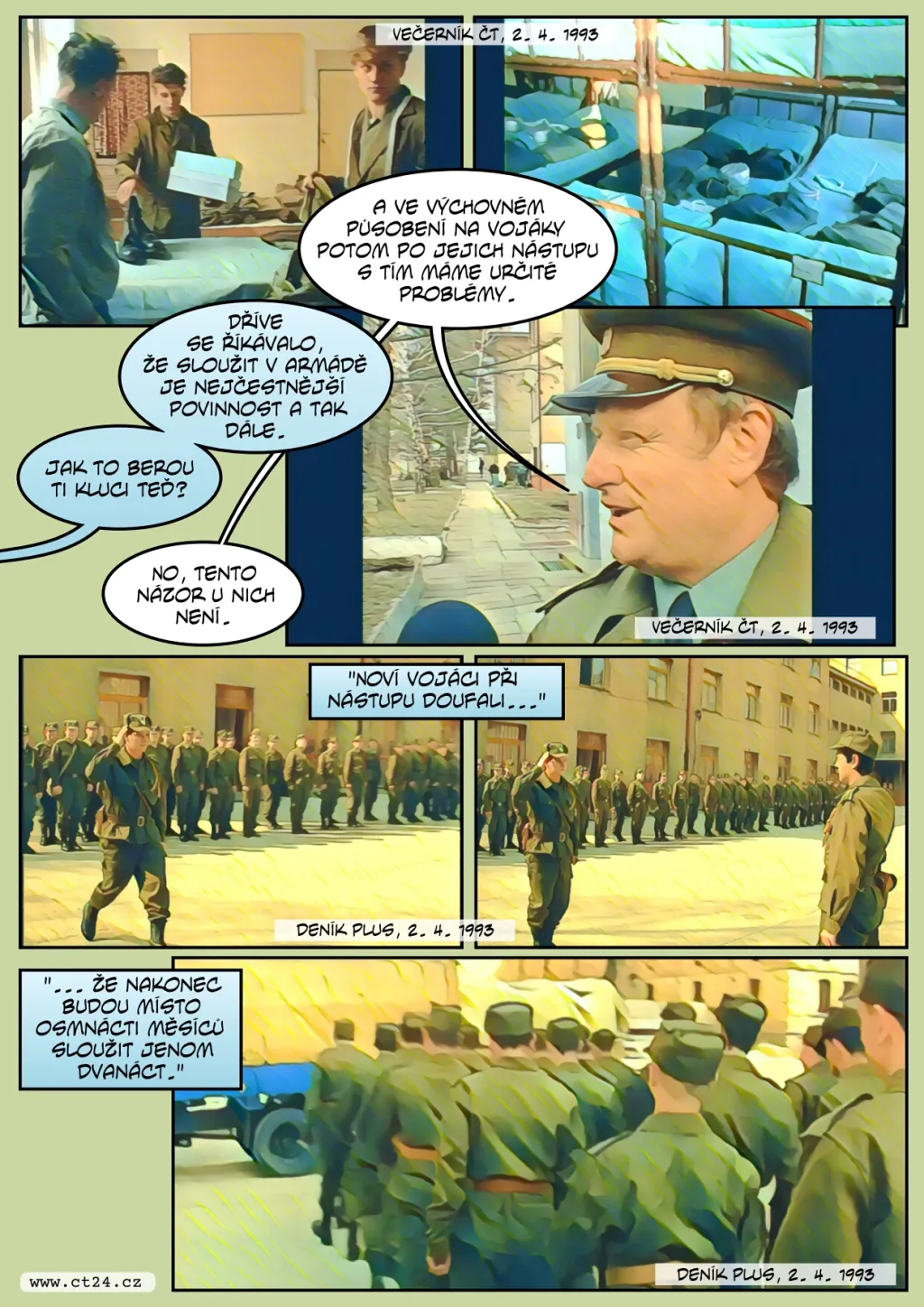 Třicet let od poslední vojny