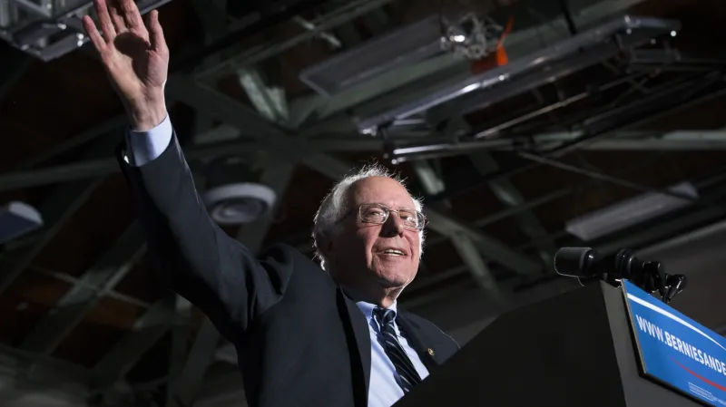Kandidát demokratů Bernie Sanders