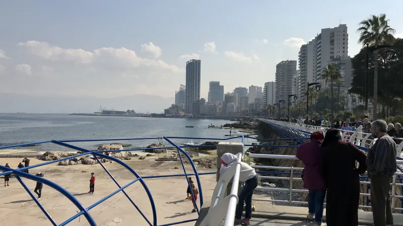 Promenáda v Bejrútu