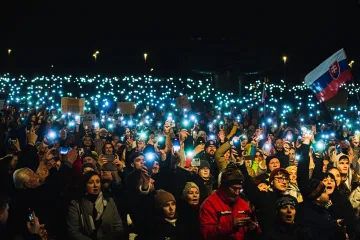 Slovenská opozice svolala další protest proti krokům Ficovy vlády