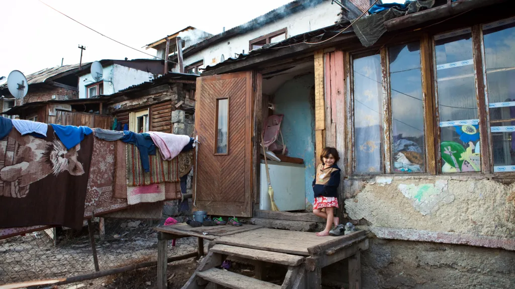 Romská osada, ilustrační foto