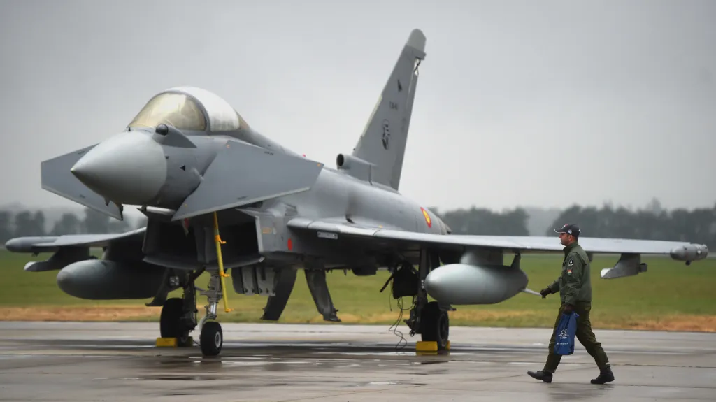 Stíhačka Eurofighter Typhoon