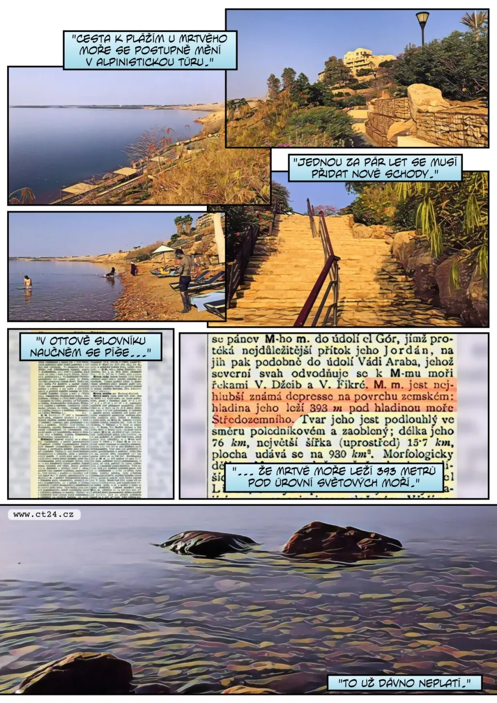 Deštivá zima pomohla zvednout hladinu Mrtvého moře