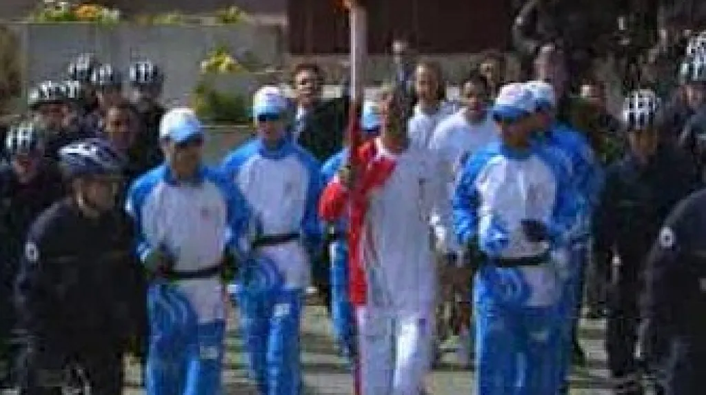 Olympijský oheň v Paříži