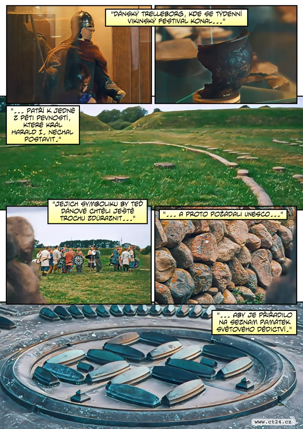 V dánské pevnosti se konala rekonstrukce vikingských bitev