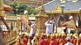 Slavnostní kremace thajského krále