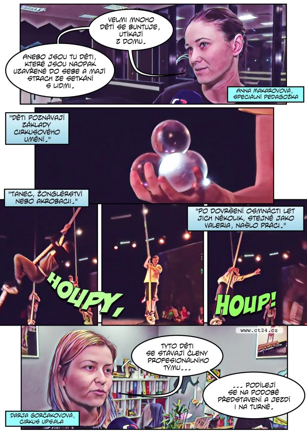 Cirkus jako naděje pro děti. Soubor v Rusku pomáhá mladistvým v nouzi