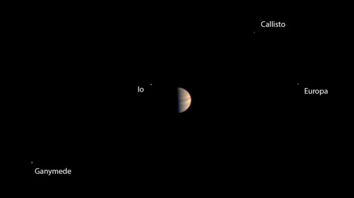 Snímek Jupiteru