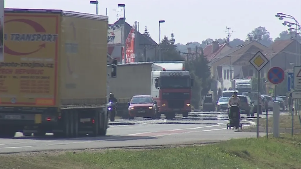 Hustá doprava v Břeclavi