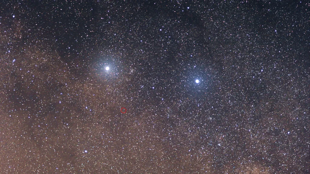Hvězda dříve známá jako Alfa Centauri