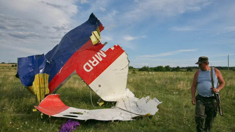 Trosky malajsijského letadla