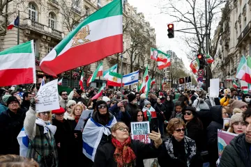 Demonstrace proti íránskému režimu se konaly i v Evropě