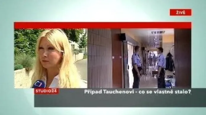 Advokátka Klára Slámová ve Studiu ČT24