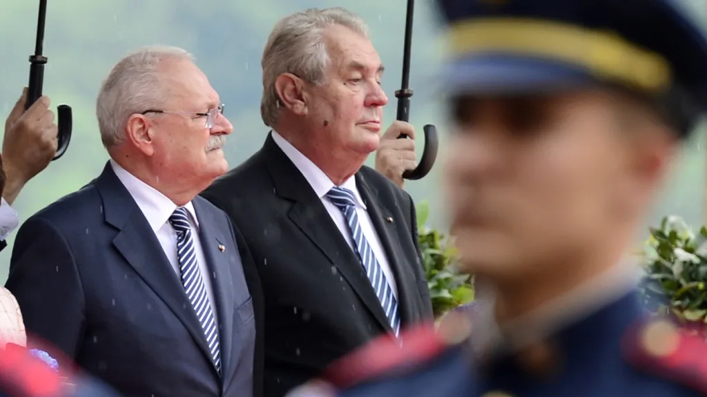 Ivan Gašparovič a Miloš Zeman