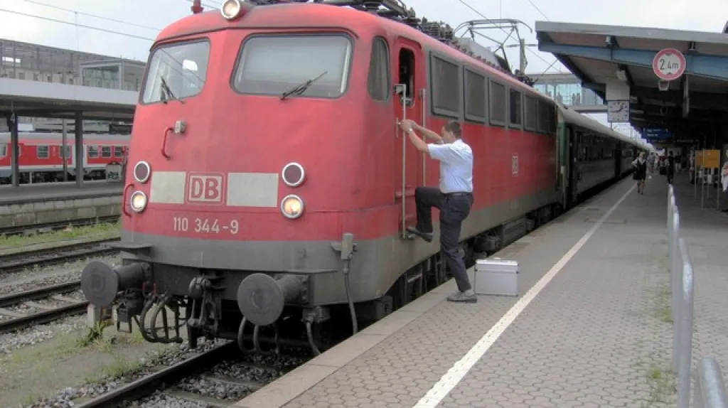 Vlak v Regensburgu