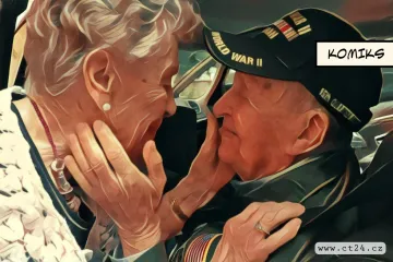 Shledání po více než sedmdesáti letech. Americký veterán opět našel dávnou lásku