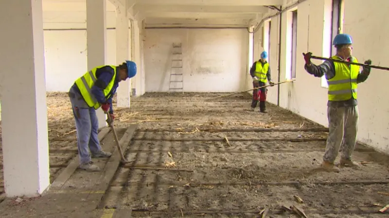 Demolice kasáren Julia Fučíka v Českých Budějovicích