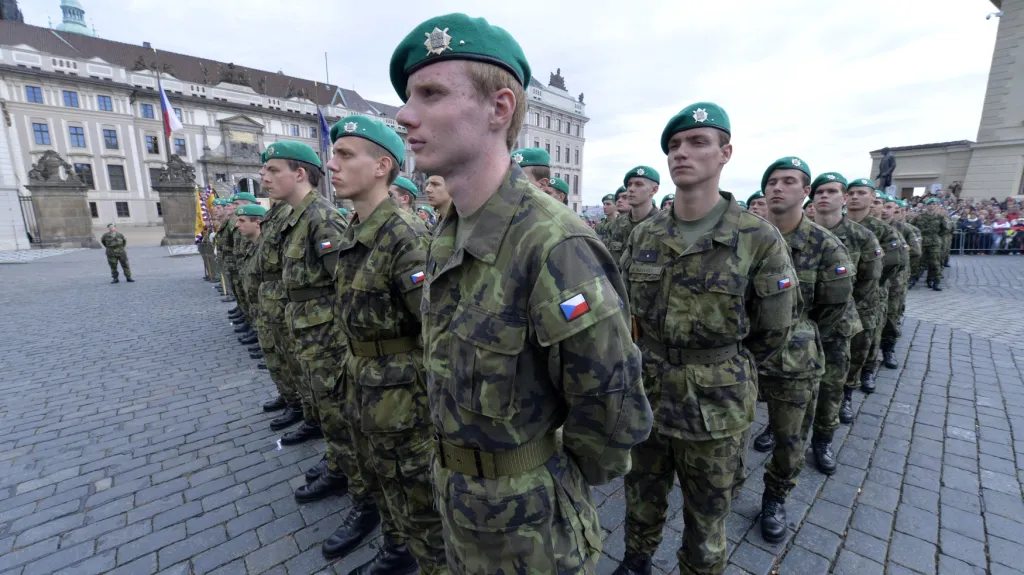 Vojáci v Olomouci