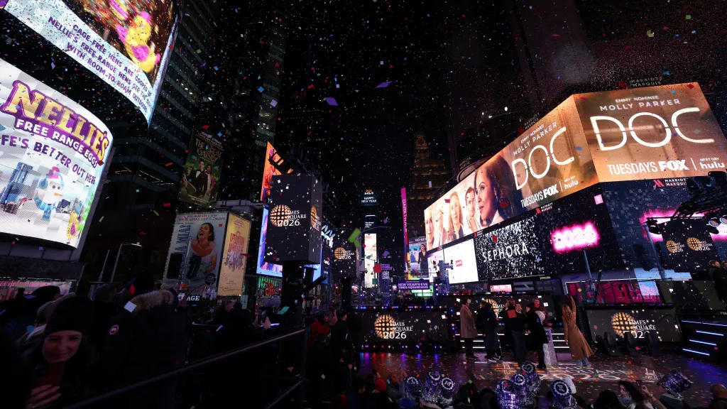 Novoroční oslavy v New Yorku