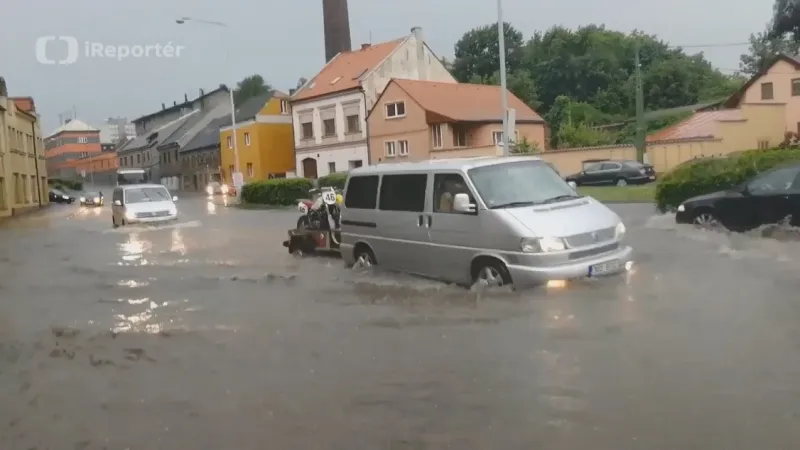 iReportér Josef Tovara: Blesková povodeň ve Slaném
