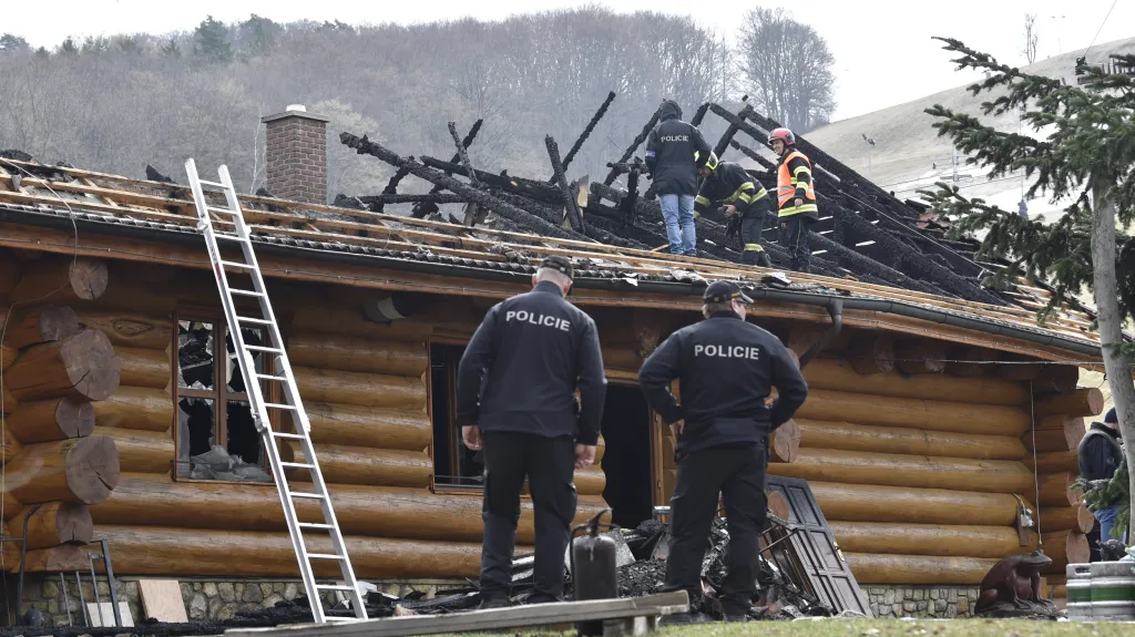 Hospoda Na Srubu v Osvětimanech po požáru