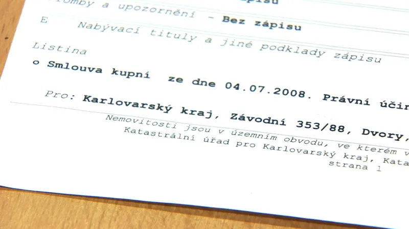 Kupní smlouva byla uzavřena 4. července 2008