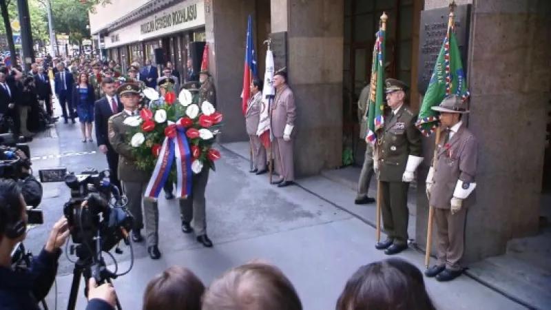 Pietní akce u Českého rozhlasu,  Autor: ČT24,  Zdroj: ČT24