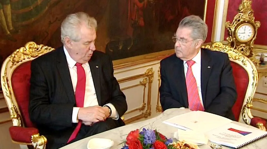 Miloš Zeman a Heinz Fischer