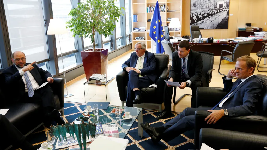 Představitelé unijních institucí