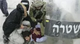 Izraelský zásah proti palestinské demonstraci