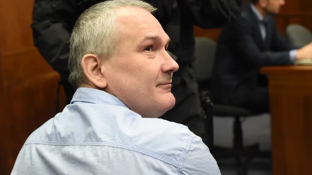 Radek Březina před soudem