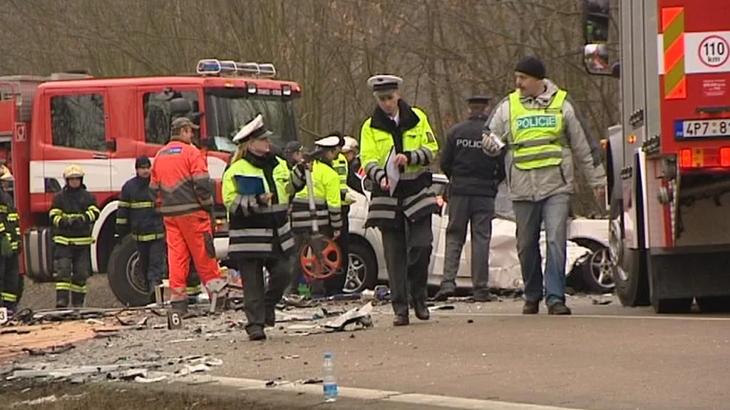 Policisté u tragické havárie