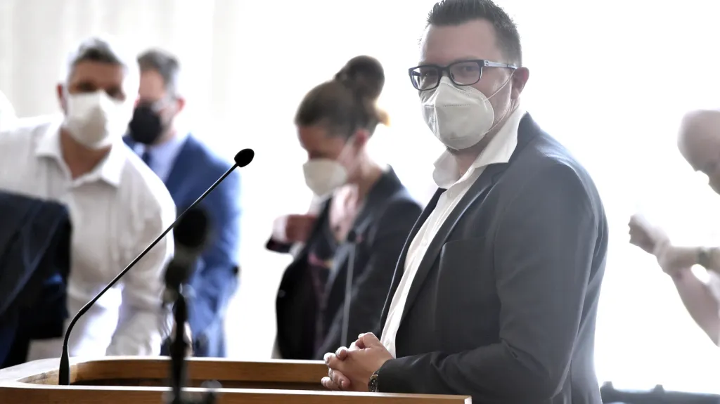 Jiří Faltýnek vypovídá u soudu
