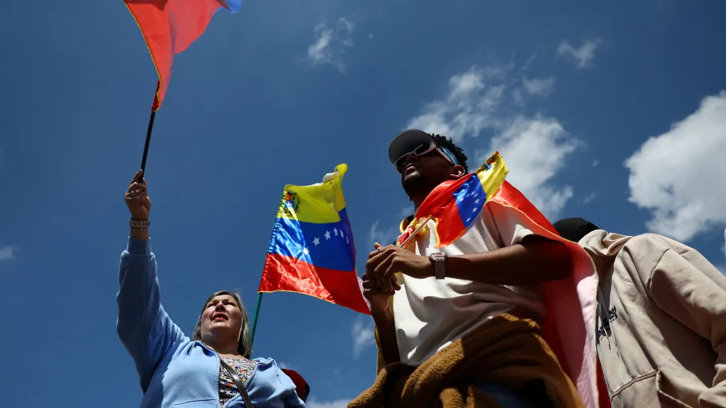 Podporovatelé venezuelské opozice, leden 2025