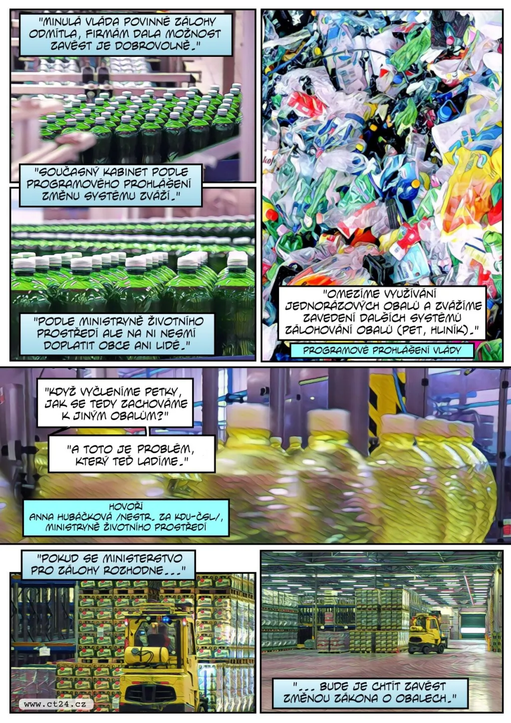 Výrobci nápojů chtějí po státu zálohované PET lahve