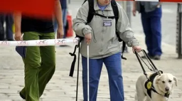 Závodní trať pro nevidomé