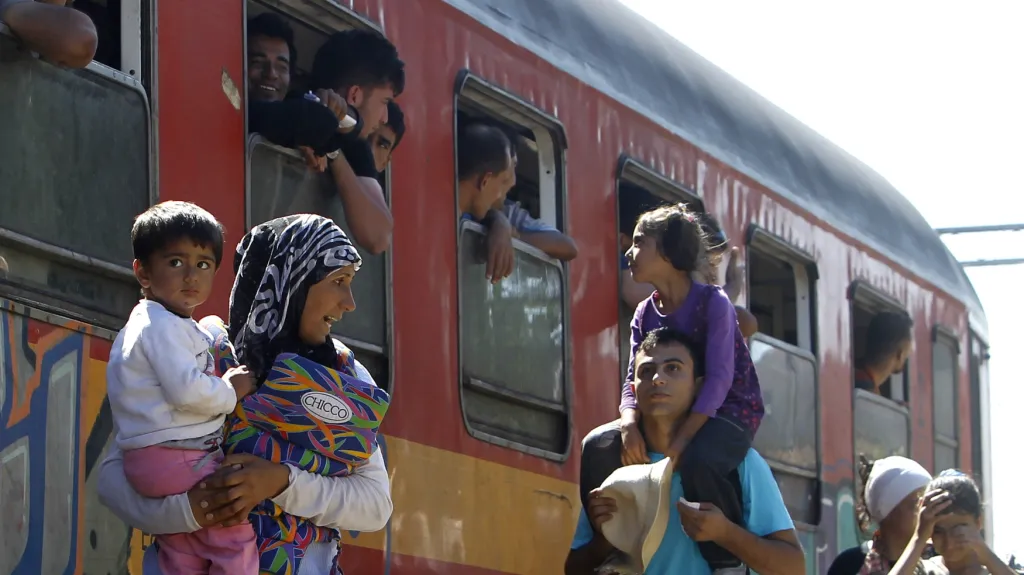 Uprchlíci na cestě do Evropy