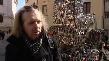 Jirí David a jeho Klíčová socha