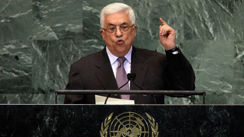 Projev Mahmúda Abbáse v OSN