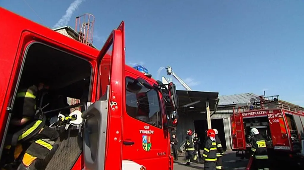 Cvičení českých a polských hasičů