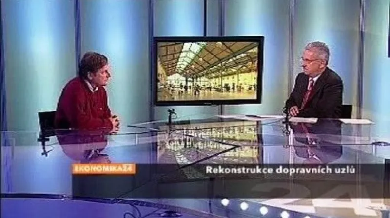 Ekonomika ČT24 o rekonstrukci Hlavního nádraží v Praze