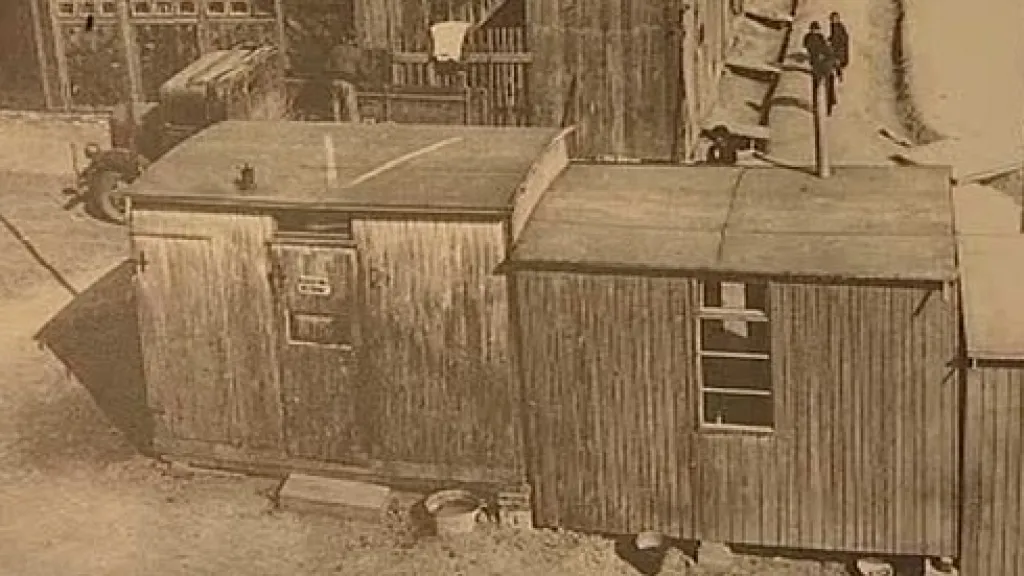 Archivní snímek tábora v Letech