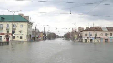 Povodněmi zasažený Orsk