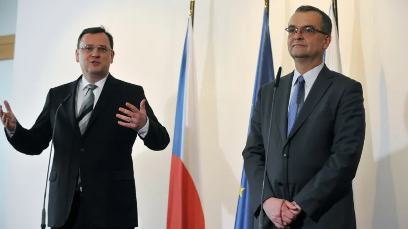 Petr Nečas a Miroslav Kalousek