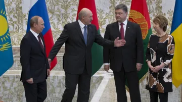 Mírové jednání v Minsku ze srpna 2014