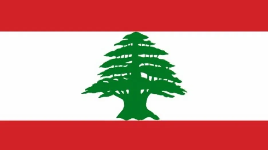 Libanonská vlajka