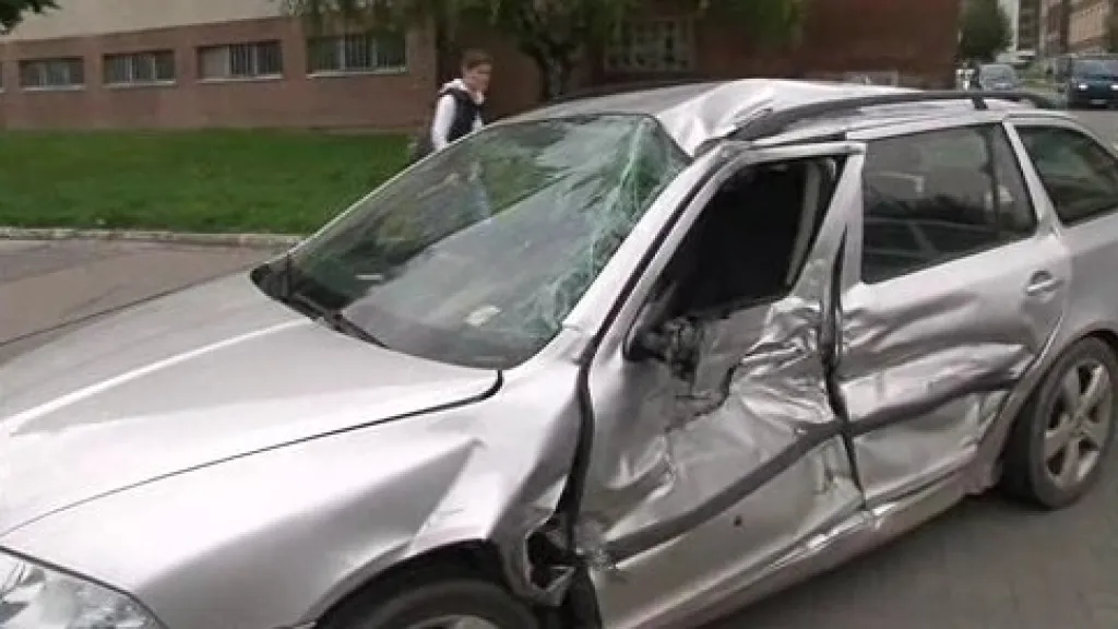Auto po nehodě