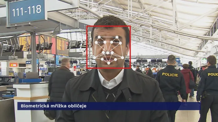 Biometrická mřížka obličeje