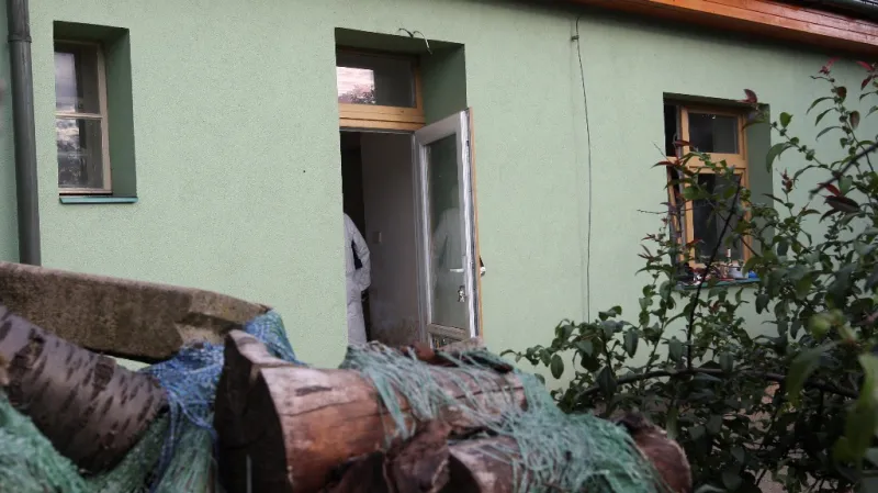 Dům, kde byl nalezen soudce Studnička