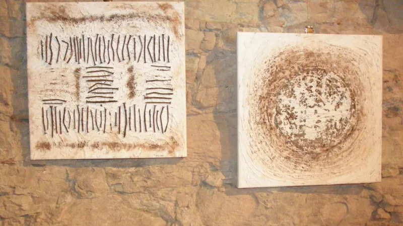 Z výstavy Adriany Rohde Kabele "Příběhy z Babylonu"